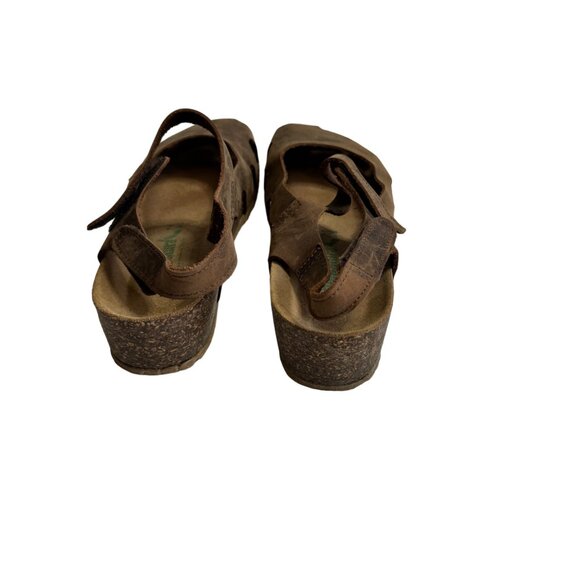 BioNatura Crazy Horse Brown Leather Clog Womens Size 9 1/2 - Picture 5 of 8